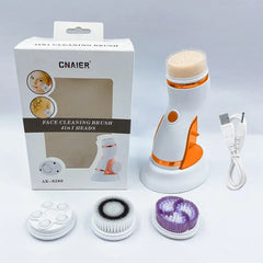 4 in 1 Face Cleaner Waterproof Electric Facial Brush Skin Care Cleansing Massager