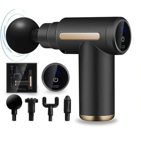 Mini Portable Massage Gun Touch Electric Massager,Vibrating, Full Body,Relaxing