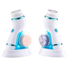 4 in 1 Face Cleaner Waterproof Electric Facial Brush Skin Care Cleansing Massager