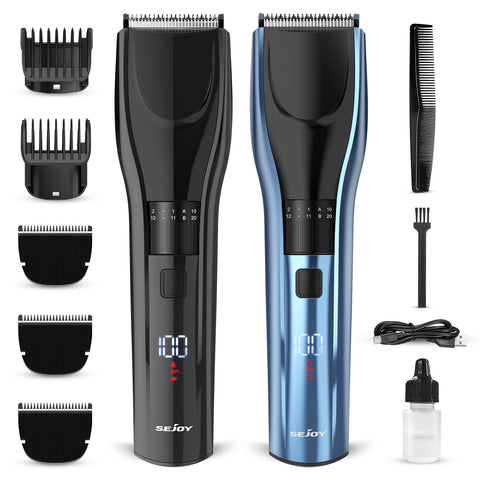 SEJOY Hair clippers Hair push clippers Hair design Hair trimmer LED display