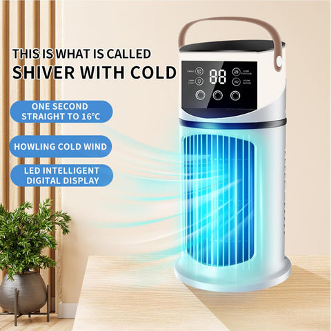 Humidifier Portable Air Cooler Fan Mini AC Air Conditioner Personal Cooling